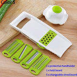 Multi-Function Vegetable Cutting Machine Kitchen Accessories Fruit And Vegetable Slicer Potato Peeler Carrot Cheese Grater