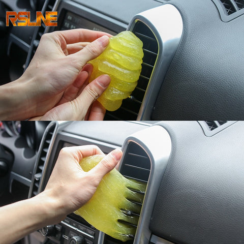 Car Cleaning Sponge Products Auto Universal Cyber Super Clean Glue Microfiber Dust Tools Mud Gel Products For Audi A4 B5 B6 B8