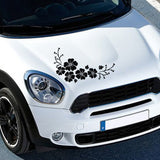 Dewtreetali Hot 30*14cm Waterproof Sticker Engraving Flower Pattern Car Sticker Delicate Decal Car Window Wall Bumper Decal