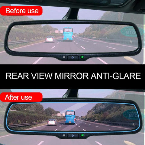 Car Accessories Interior Mirrors Protective Film Car Rearview Mirror Anti Glare Film Nano Anti Fog Waterproof Rainproof Film