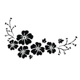 Dewtreetali Hot 30*14cm Waterproof Sticker Engraving Flower Pattern Car Sticker Delicate Decal Car Window Wall Bumper Decal