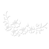 Dewtreetali Hot 30*14cm Waterproof Sticker Engraving Flower Pattern Car Sticker Delicate Decal Car Window Wall Bumper Decal